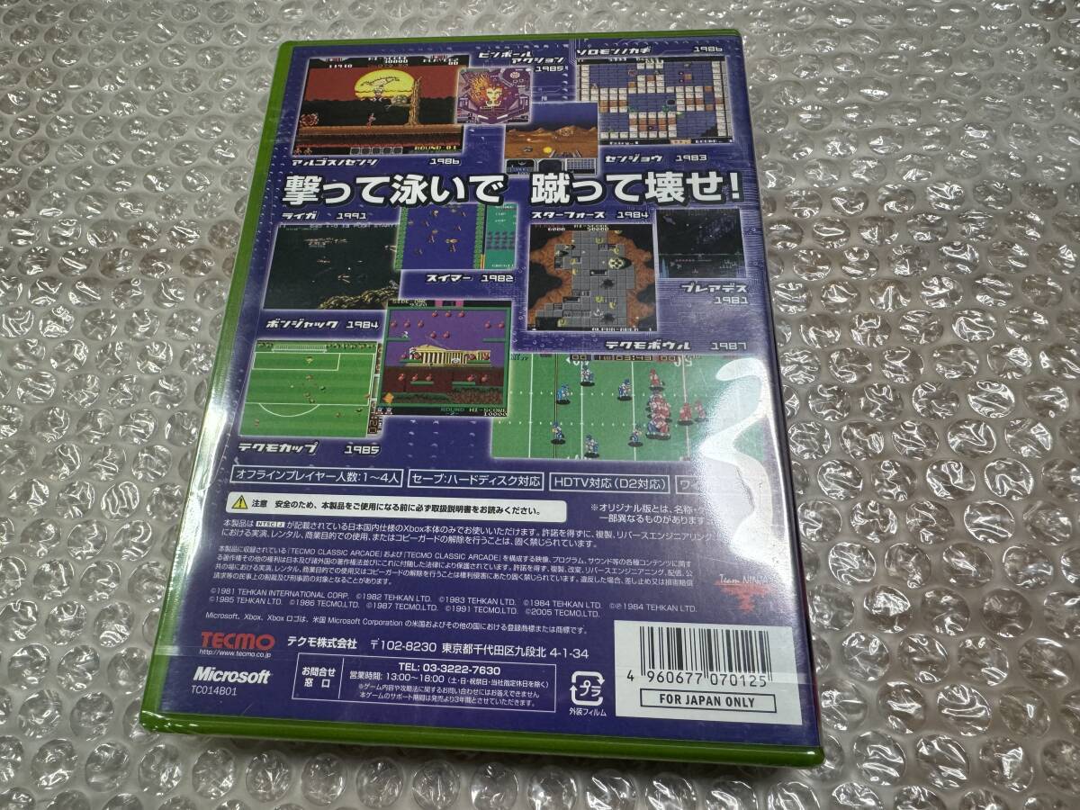 XBOX TECMO CLASSIC ARCADE テクモクラシックアーケード 新品未 XBOX TECMO CLASSIC ARCADE テクモクラシックアーケード 新品未
