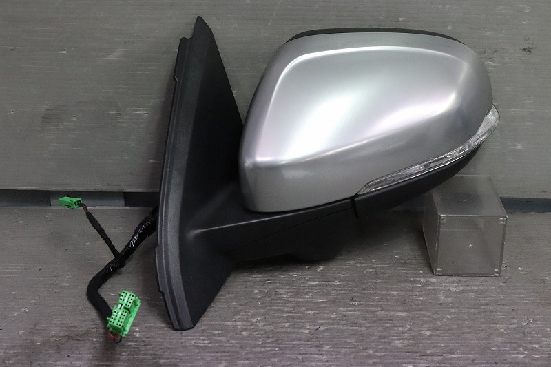 ボルボ V60 右H (FB4164T) 左 ドアミラー 電格 16P＋2P 16ピン＋2ピン ウィンカー シルバー 3304-807 Volvo 左ミラー p045964