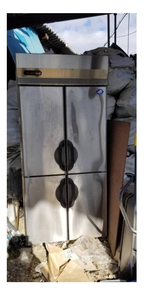 C3A[ полки . сбоку i. дерево 020219-1 иметь ] для бизнеса морозилка Sanyo SRF-F983SA внутри емкость 853 литров 200V 50/60Hz