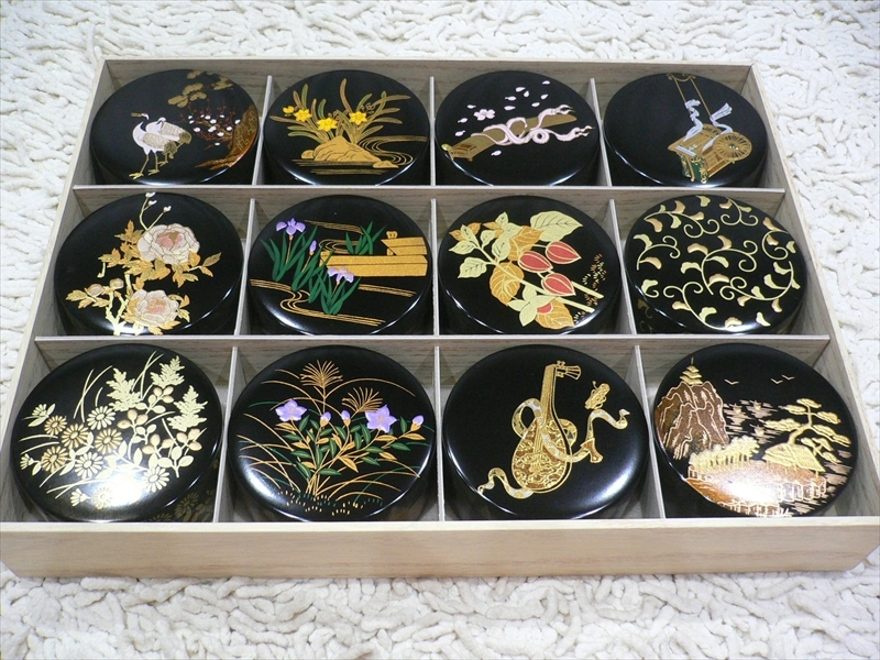 高級香合 12個セット 未使用品!
