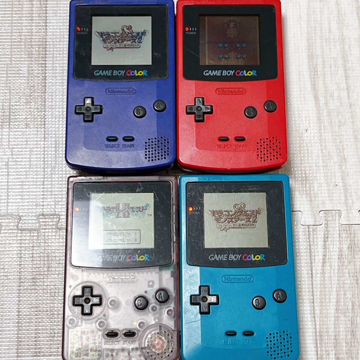 ゲームボーイ カラー パープル レッド クリアパープル ブルー 4 ゲームボーイ カラー パープル レッド クリアパープル ブルー 4