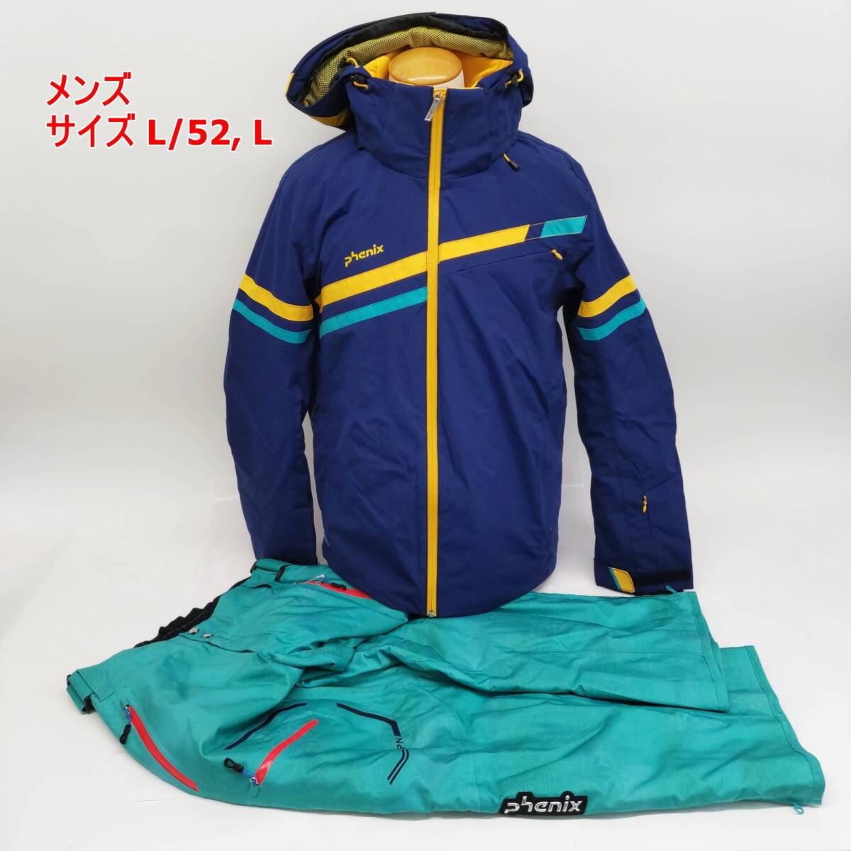 Phenix メンズ スキー 上下 サイドフルオープン L/52 L ES5720 PF5720 フェニックス R2406-233