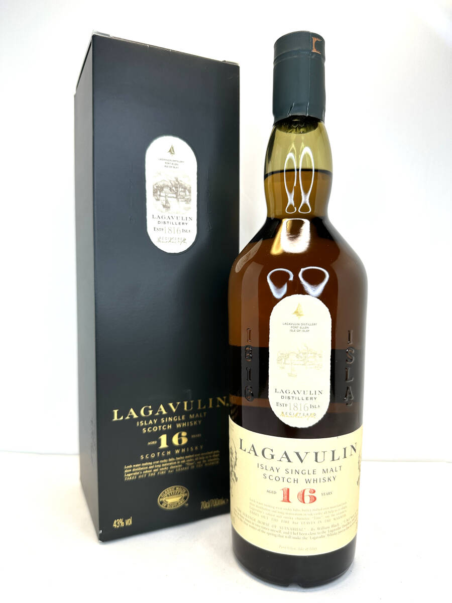 【未開栓】ラガヴーリン 16年　箱付き　シングルモルトウィスキー　送料無料 箱に小傷あり】【正規品 箱入】ラガヴーリン 16年 アイラ