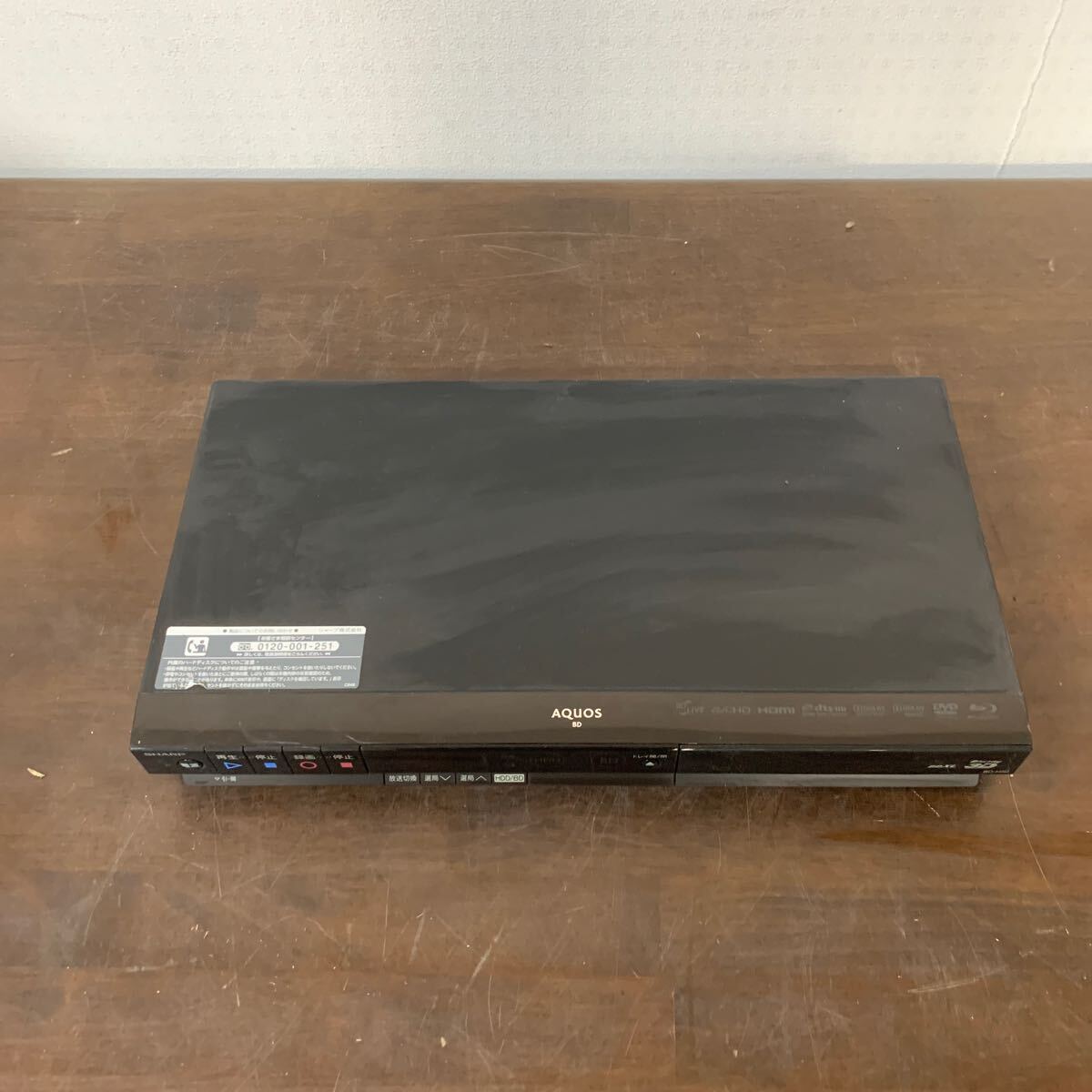 TONO☆ZA0185☆ SHARP AQUOS ブルーレイディスクレコーダー BD-H50