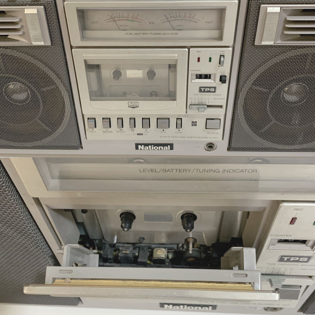 通電 National ナショナル 大型ラジカセ RX-5600 ステレオ 通電 National ナショナル 大型ラジカセ RX-5600 ステレオ