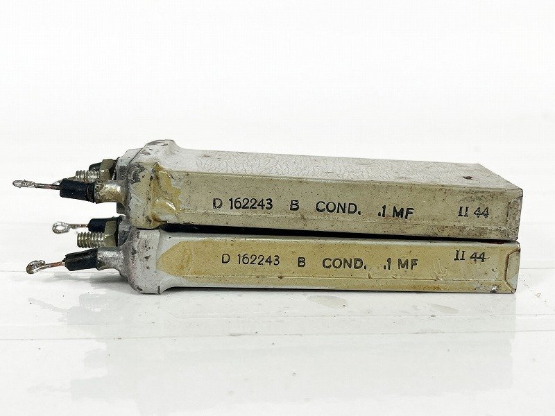 Western Electric D162243B 0.1MFD 600V 2個 現状渡し [34224]