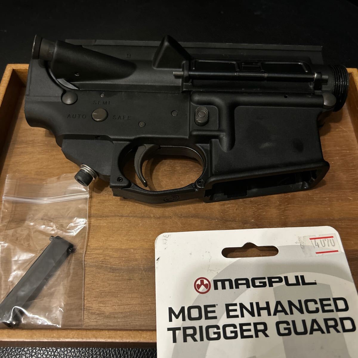 【美品】GHK M4 AR Mk18 鍛造 フレーム レシーバー 実物 マグプル トリガーガード セット ガスガン Colt コルト