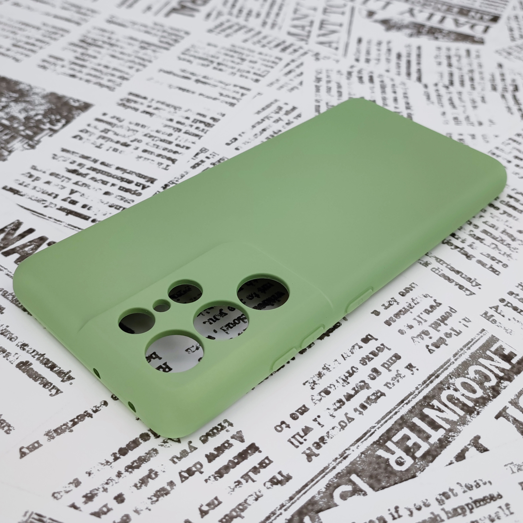 Galaxy S21 Ultra silicon case (5) green (6)