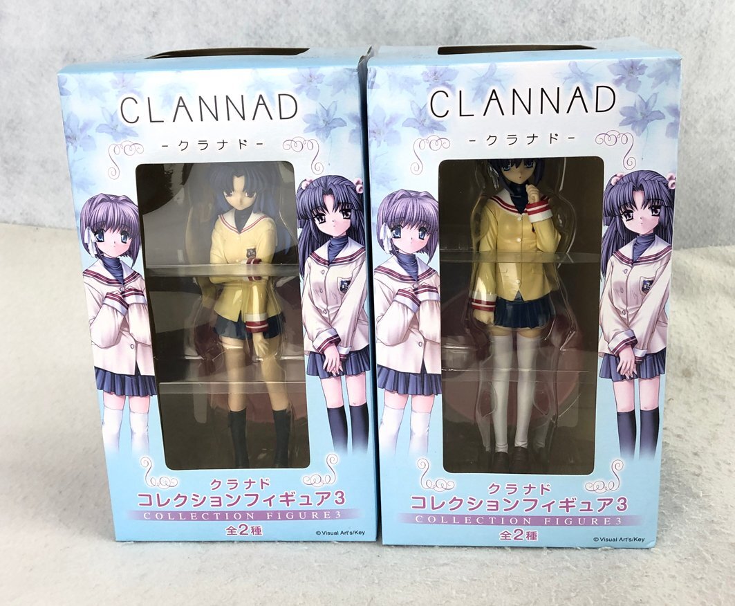 ☆未使用品☆【未開封】長期保管品 プライズフィギュア クラナド コレクションフィギュア3 全種2 藤林椋 一ノ瀬ことみ フリュー