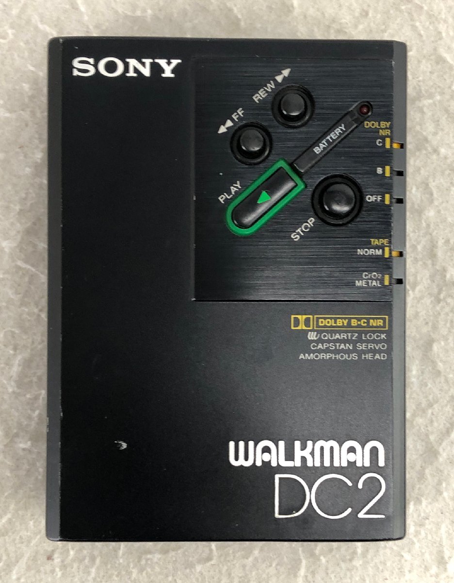 ★ジャンク品★ポータブルカセットプレーヤー WALKMAN ウォークマン WM-DC2 SONY ソニー