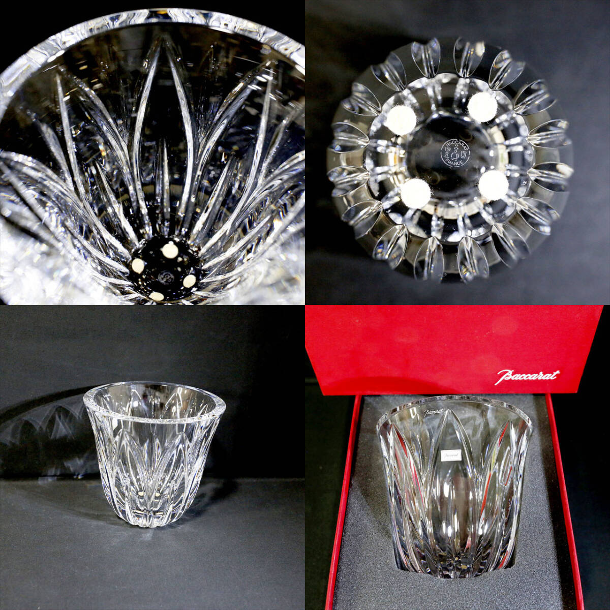 極美品 送料込】バカラ ネフェルティティ クリスタル フラワー