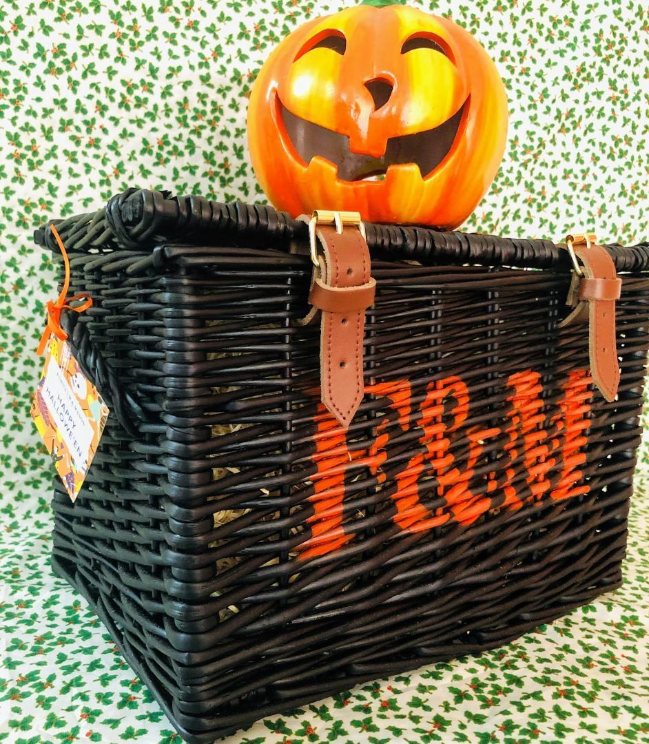 持ち手のハロウィンタグは付屬しません