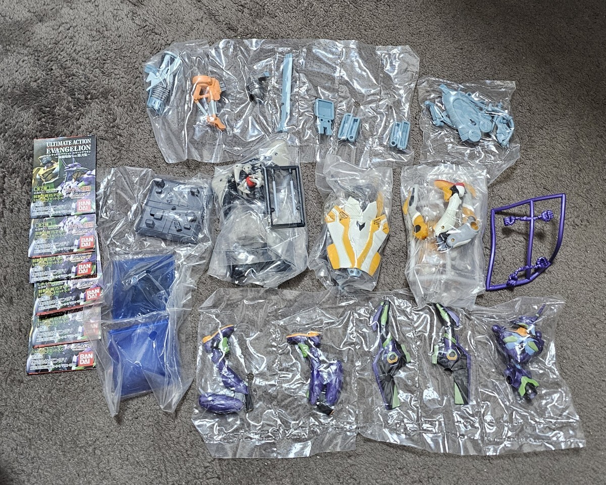 バンダイ製 ガシャポン 食玩 アルティメットアクションDX エヴァンゲリヲン 新劇場版ver.第弐集 6個
