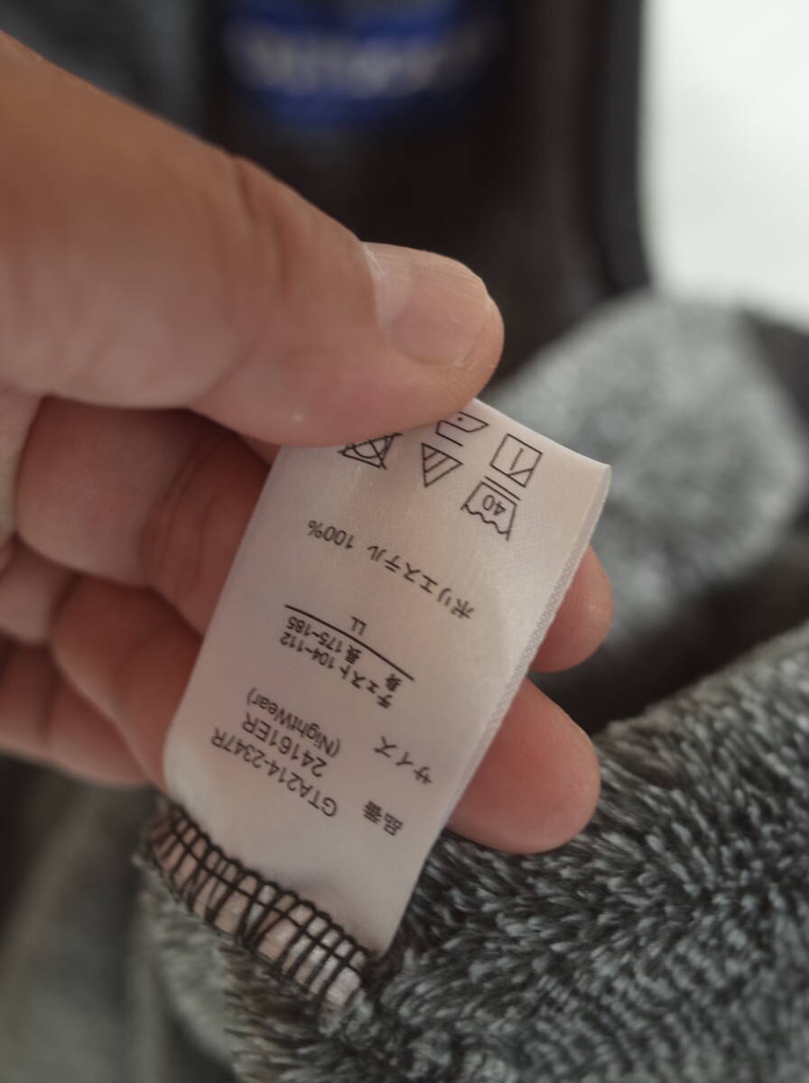 メンズ pl41 OUTDOOR PRODUCTS アウトドア プロダクツ フルジップ パイル ベスト LL グレー系_画像6