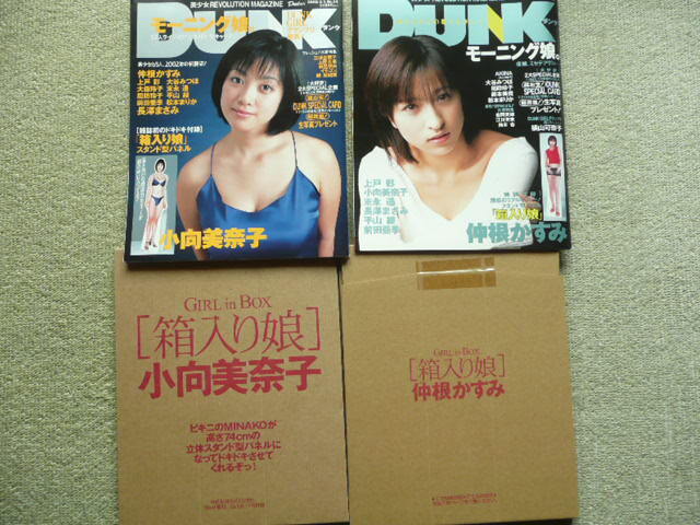 DUNK　ダンク2002年2月号と2002年5月号の2冊まとめ売りトレカ付き（付録未開封）