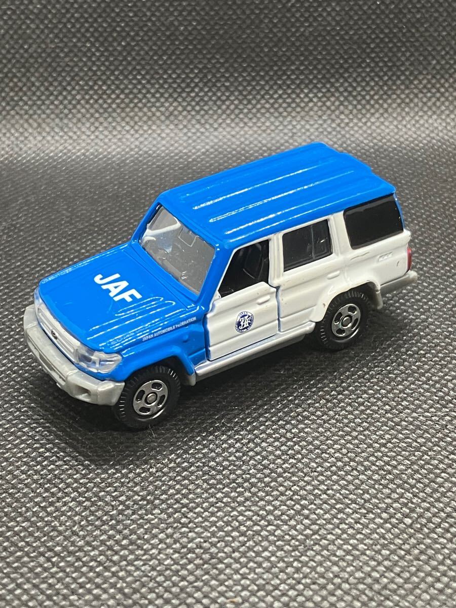  out of print / Tomica /TOMICA/JAF load service car / Land Cruiser / Land Cruiser 70/ collaboration /NO.44