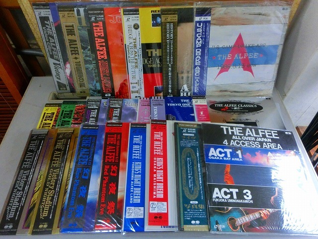 2ゆAS LD THE ALFEE アルフィー レーザーディスク まとめ U.S.CAMP DRAKE ASC RED BRICKS 幻夜祭 Emotional field Victory など いろいろ