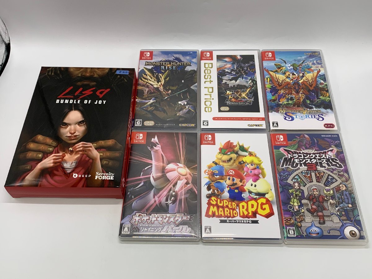 SWITCH 7点 LISA：Bundle of Joy 限定版/ドラゴンクエストモンスターズ3 魔族の王子とエルフの旅/他【ジャンク・現状品】[231-1001-7T2]