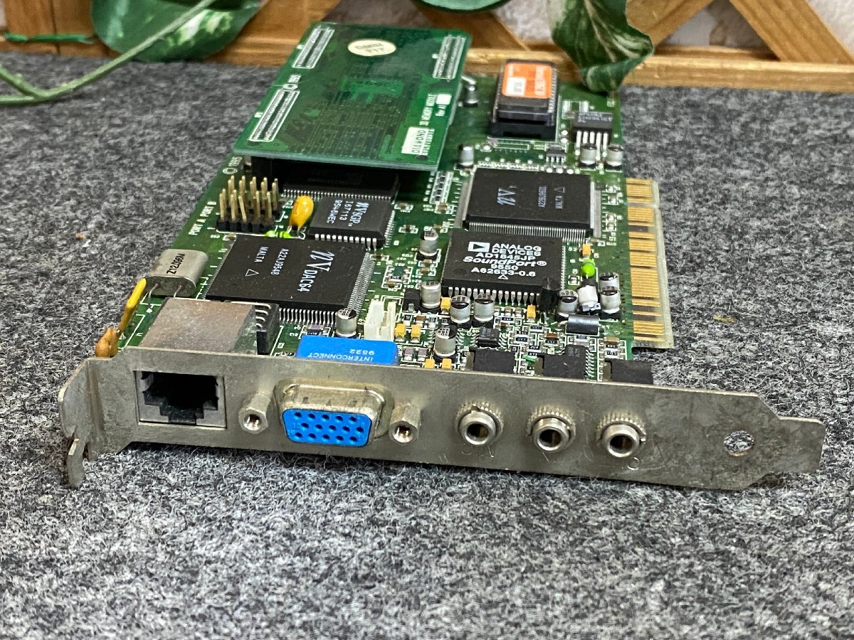 【送60サイズ】Diamond Multimedia　EDGE 3D 3000　PCIバス用グラフィック+サウンドボード ※未チェック