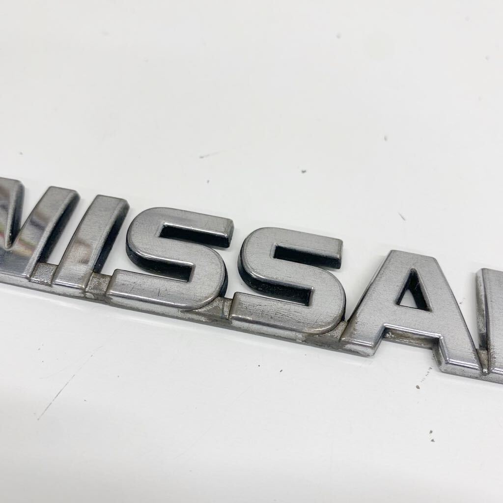 refle● 日産 ロゴエンブレム　NISSAN文字ロゴ　當(dāng)時物　現(xiàn)狀品