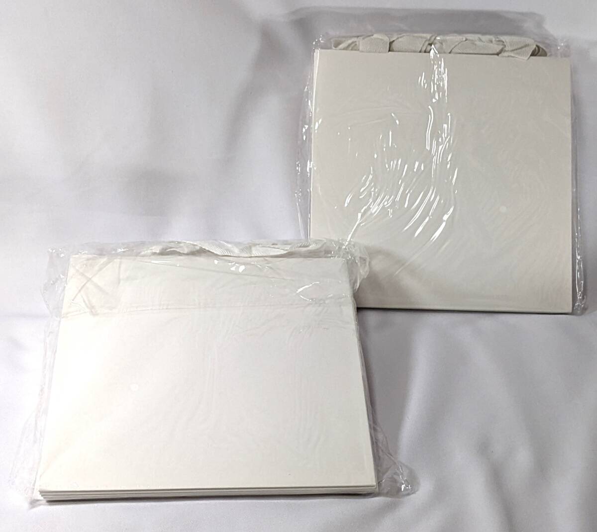 【1円出品】PAPERIST プレミアムクラフトバック12パック マットホワイト 紙手提げ袋