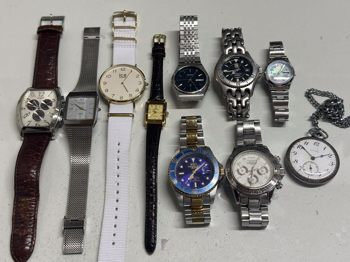 ジャンク まとめ売り【送料無料】SEIKO テクノスなど 腕時計 9点まとめ売り 現状お渡し クォーツ 国産|アナログ(自動巻き) ジャンク まとめ売り【送料無料】SEIKO テクノスなど 腕時計 9点まとめ売り 現状お渡し クォーツ 国産|アナログ(自動巻き)