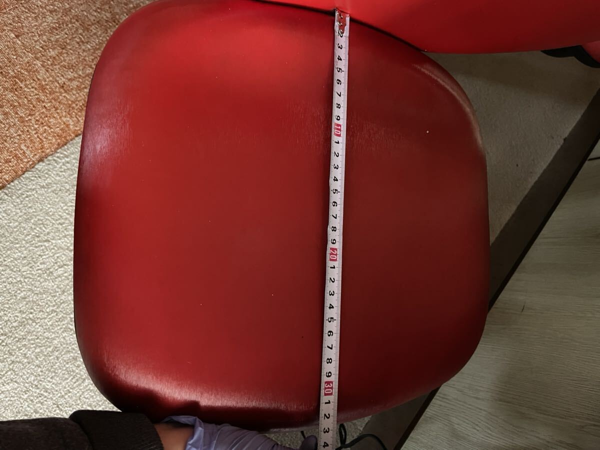 パチンコ店イス パーラーチェア 中古椅子 赤色 スロット椅子 パチンコ店イス パーラーチェア 中古椅子 赤色 スロット椅子