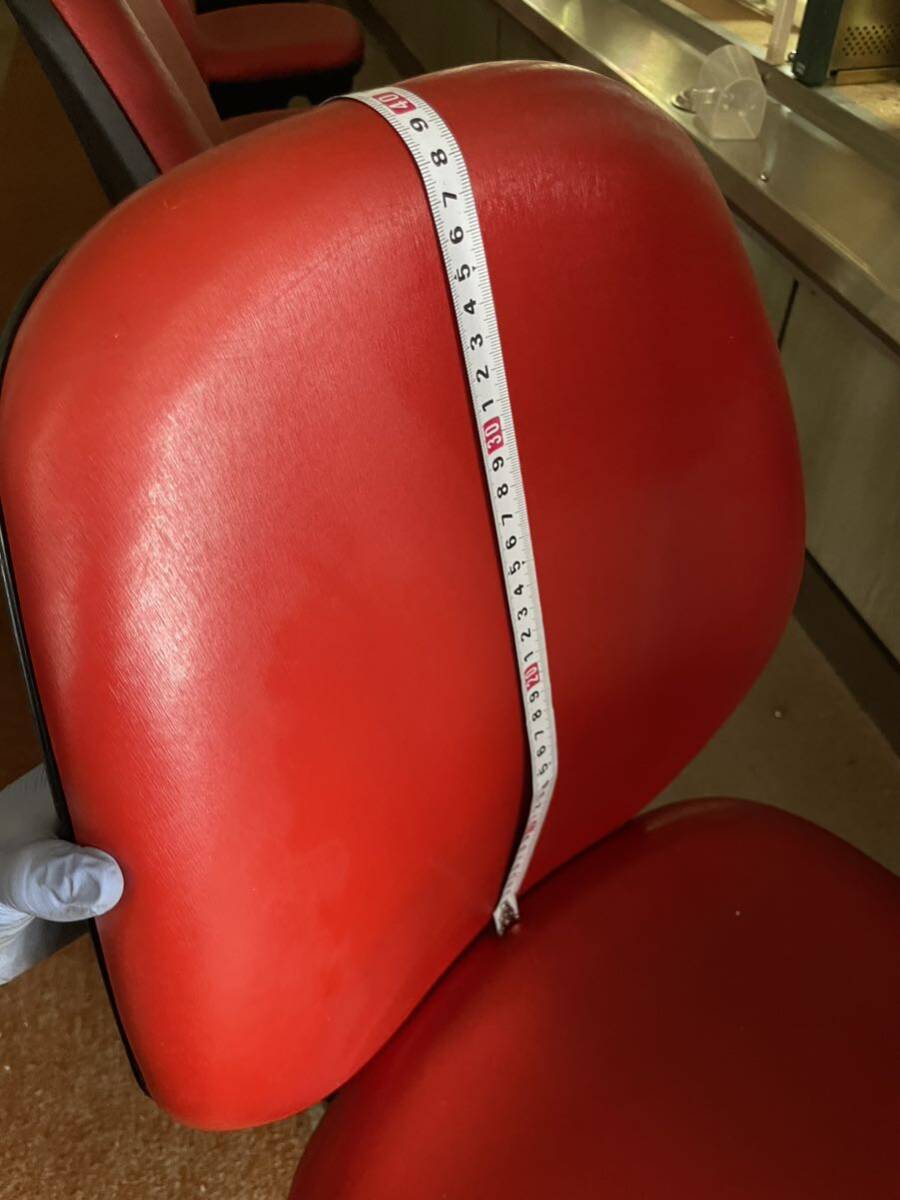 パチンコ店イス パーラーチェア 中古椅子 赤色 スロット椅子 パチンコ店イス パーラーチェア 中古椅子 赤色 スロット椅子