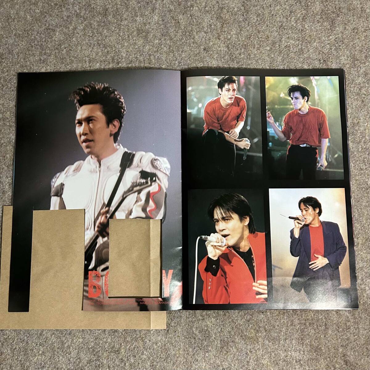 【絶版本】BOOWY POSTER BOOK ボウイ 暴威 ポスターブック 氷室 布袋 LAST GIGS TOKYO DOME