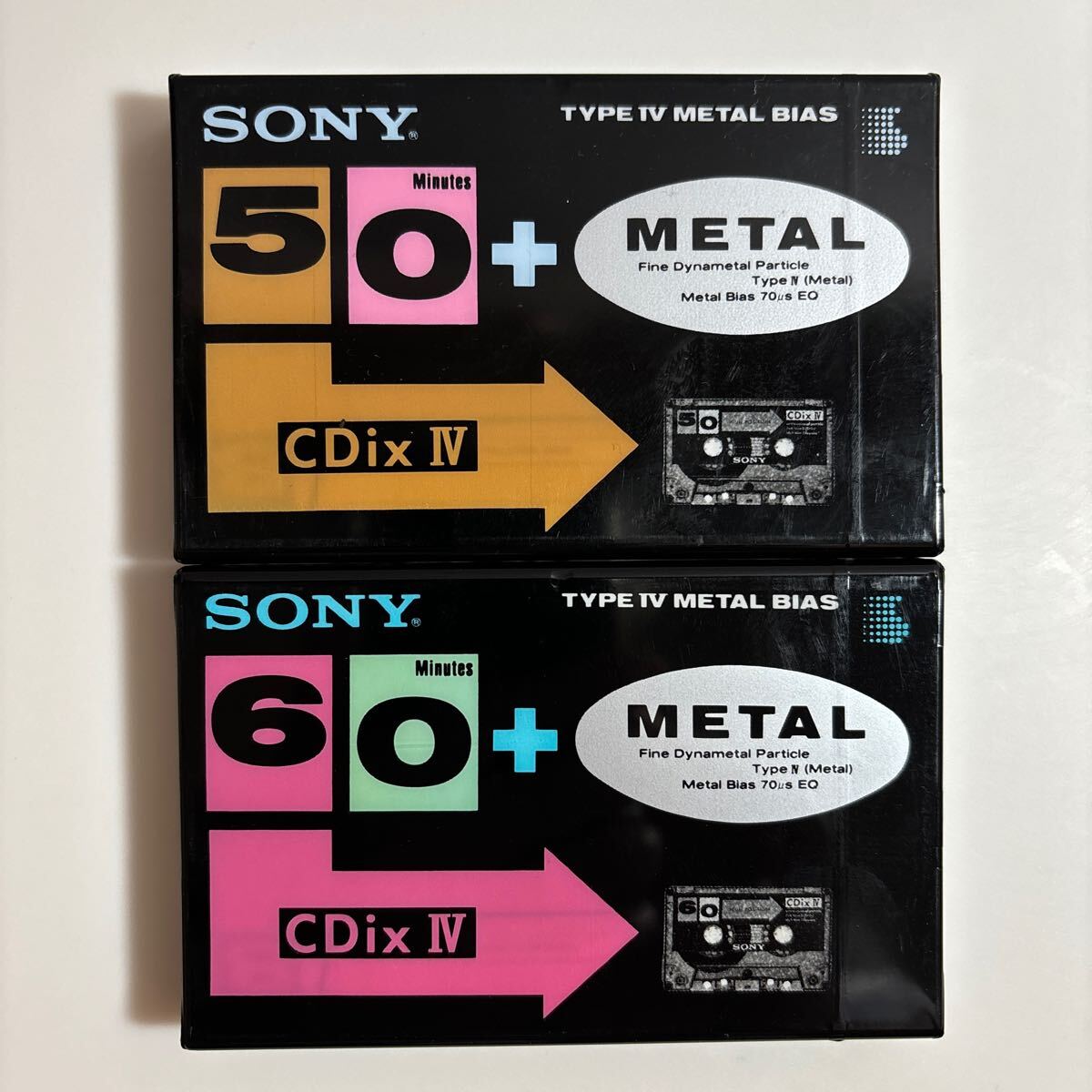 カセットテープ メタルテープ SONY METAL CDix Ⅳ 50分1本・60分 カセットテープ メタルテープ SONY METAL CDix Ⅳ 50分1本・60分