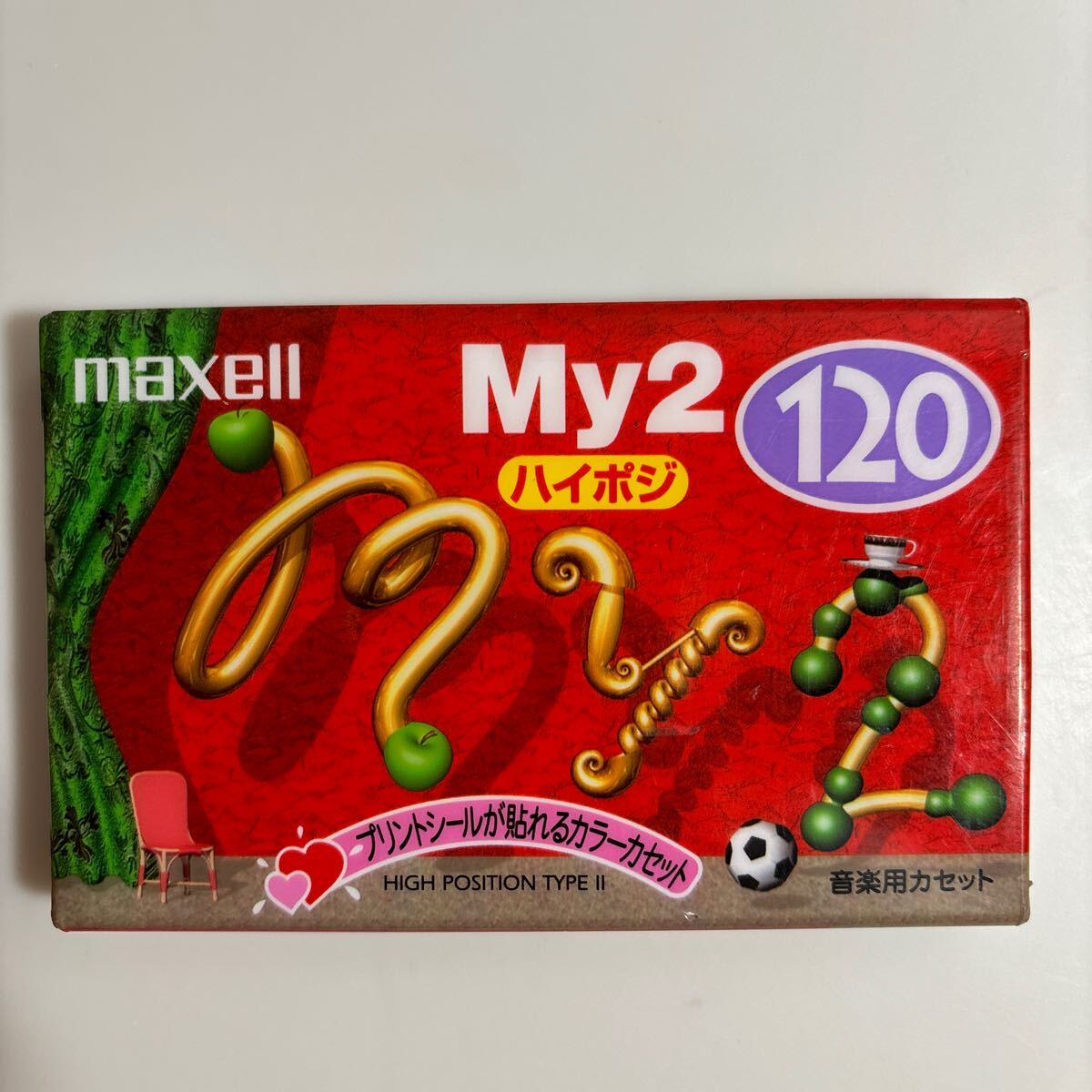 カセットテープ ハイポジション SONY CD ixⅡ 120分1本・maxell カセットテープ ハイポジション SONY CD ixⅡ 120分1本・maxell
