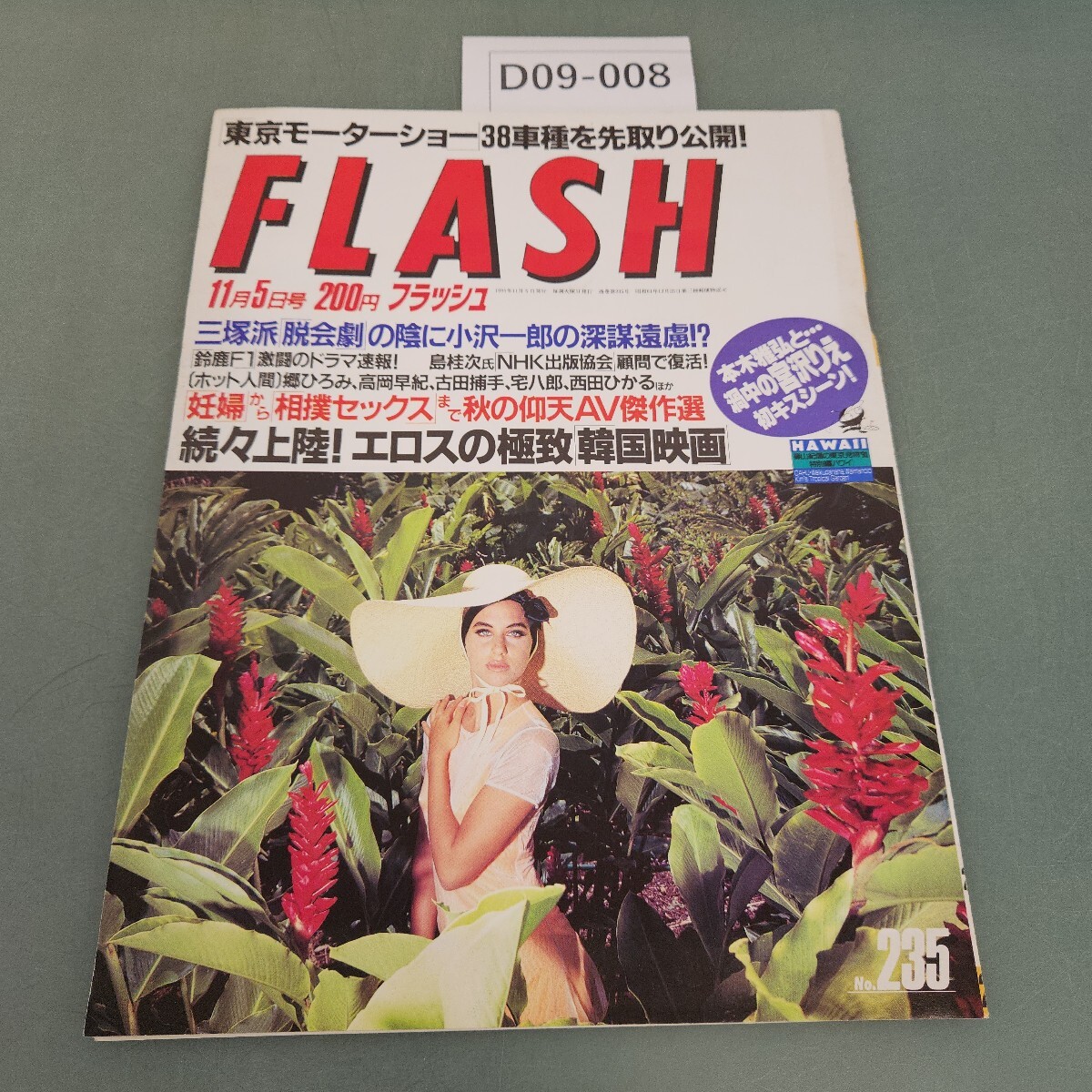 D09-008 FLASH 11月5日号 No.235 光文社発行