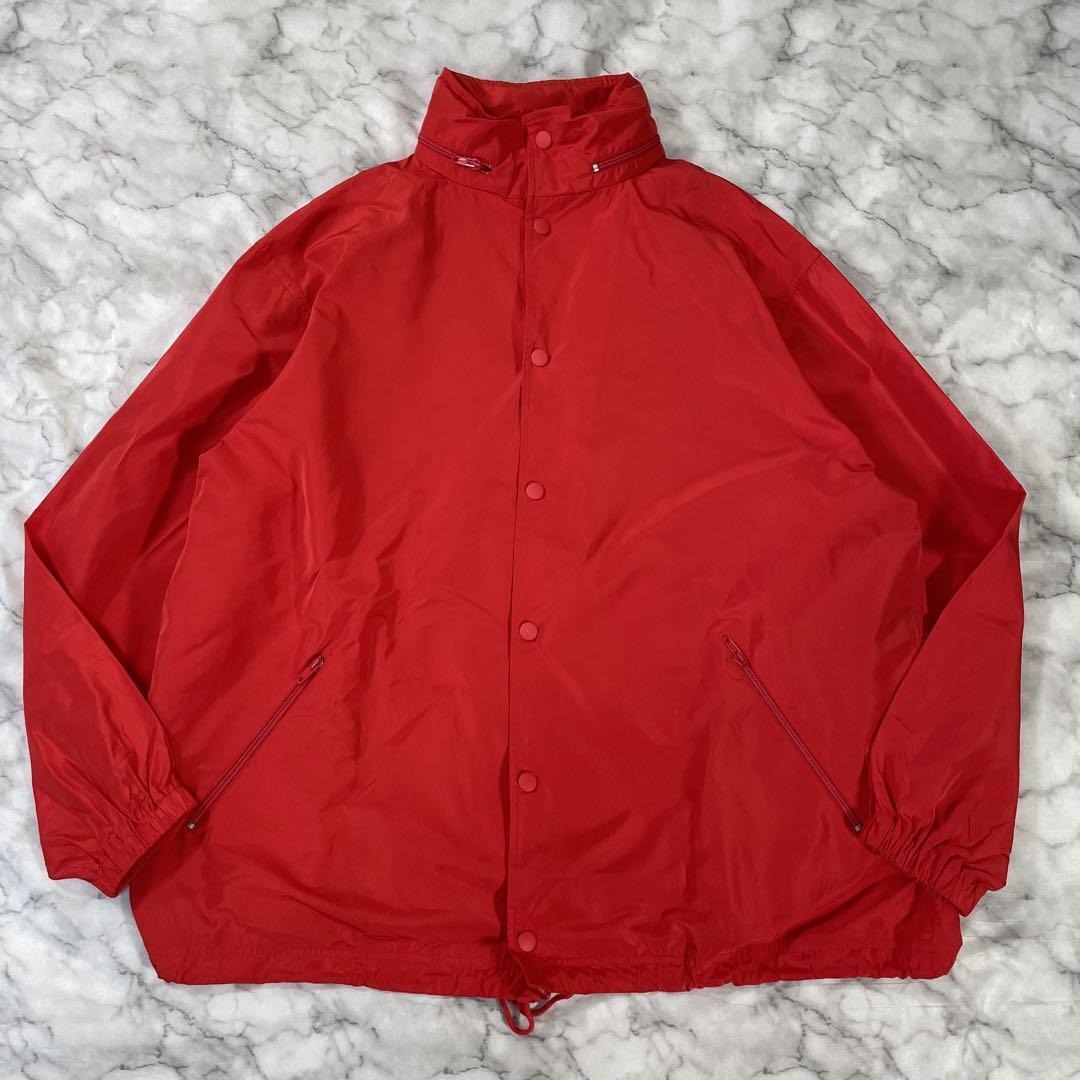 BALENCIAGA ナイロンジャケット 同色バックロゴ オーバーサイズ y2k BALENCIAGA ナイロンジャケット 同色バックロゴ オーバーサイズ y2k