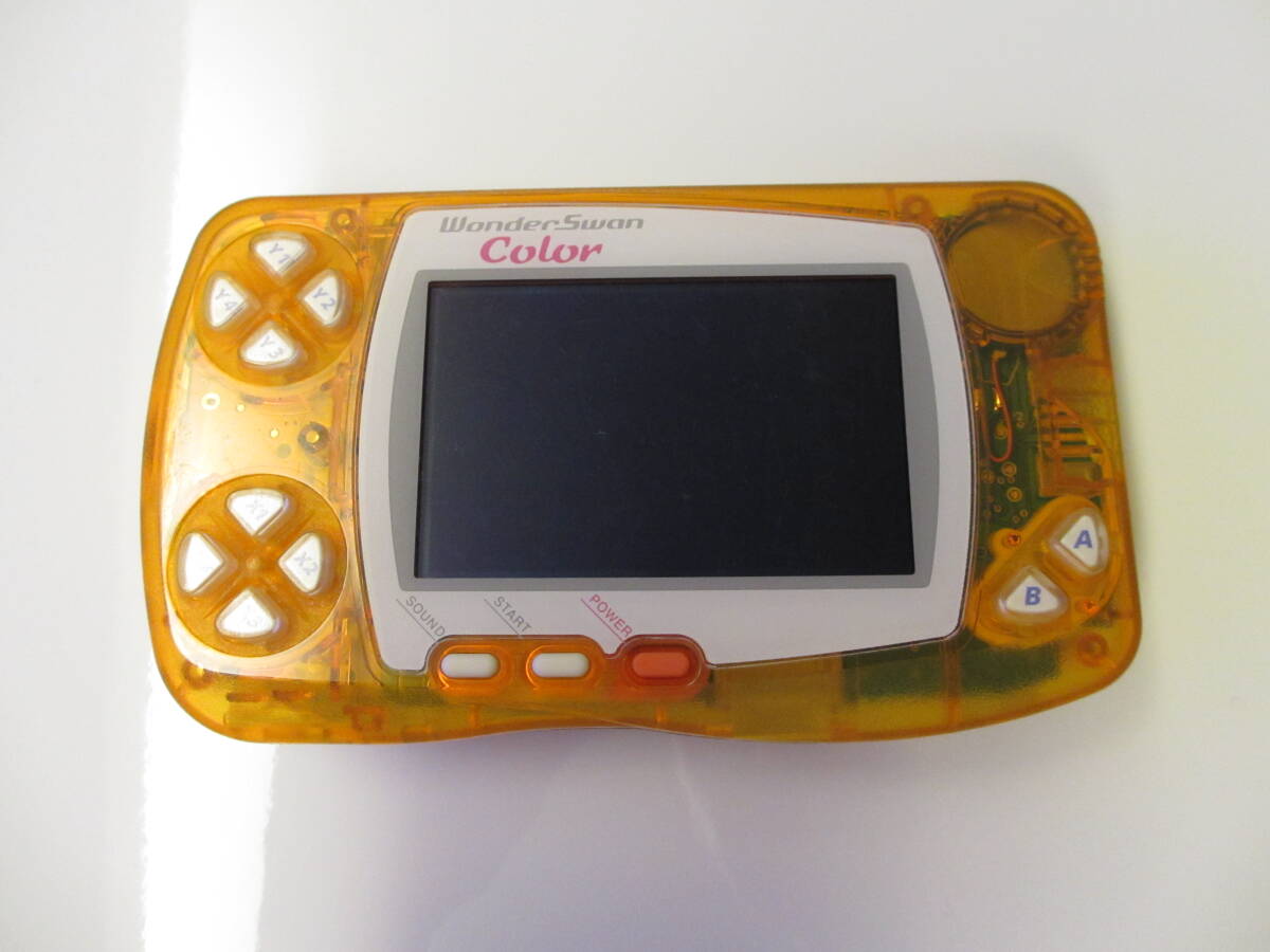 WSC ワンダースワンカラー クリスタルオレンジ 本体のみ WonderSwan Color Console