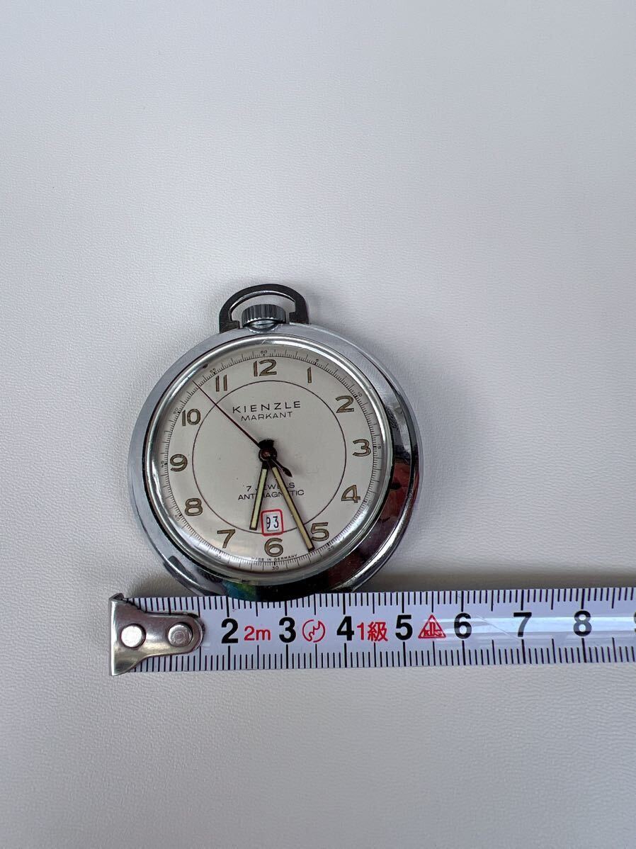 懐中時計　kienzle markant ドイツ　稼働　訳あり　希少　レア 手巻き
