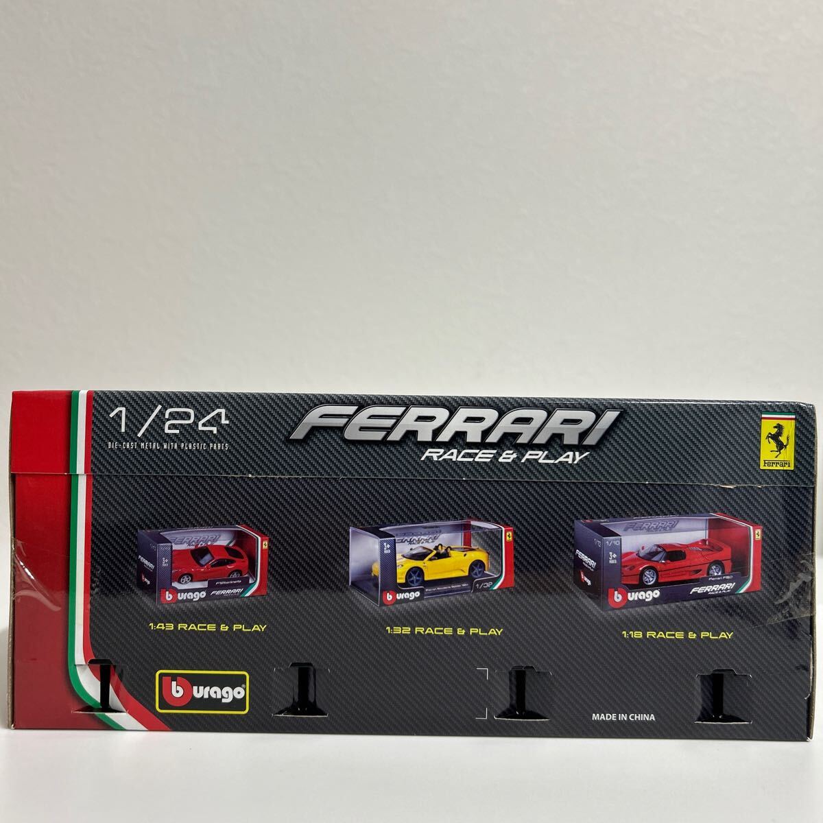 Bburago RACE & PLAY 1/24 FERRARI 488 Pista Red BBurago Ferrari pi старт красный миникар модель машина
