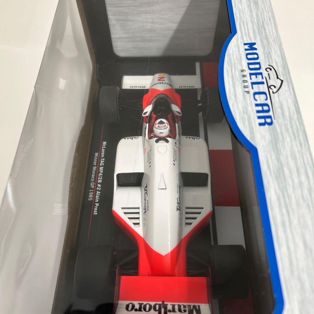 MODEL CAR 1/18 McLaren TAG MP4/2B #2 Alain Prost F1 Monaco MODEL CAR 1/18 McLaren TAG MP4/2B #2 Alain Prost F1 Monaco
