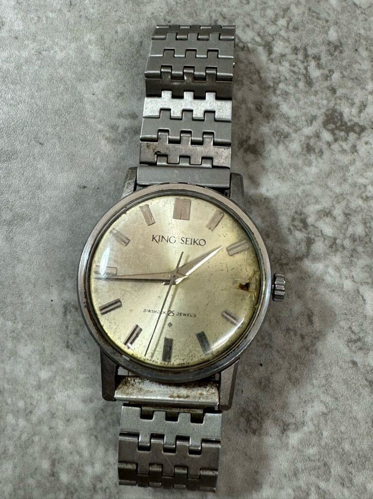 キングセイコー ダイアショック25 Yahoo!オークション - KING SEIKO DIASHOCK 25石 キングセイコー