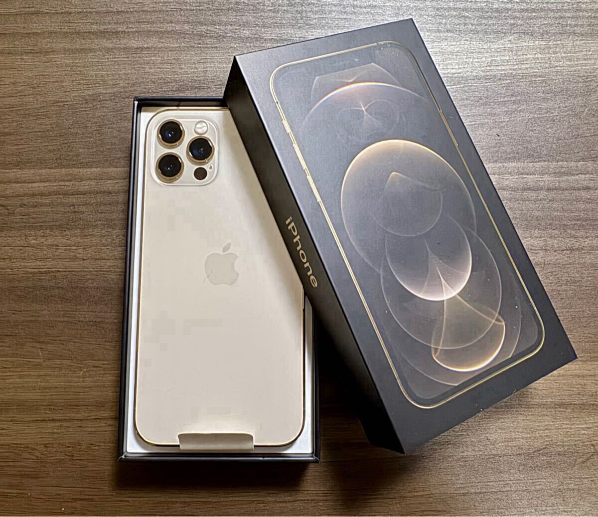 美品　iPhone12 pro 256GB ゴールド　SIMフリー　iPhone12pro SIMロック解除済　 Apple 、