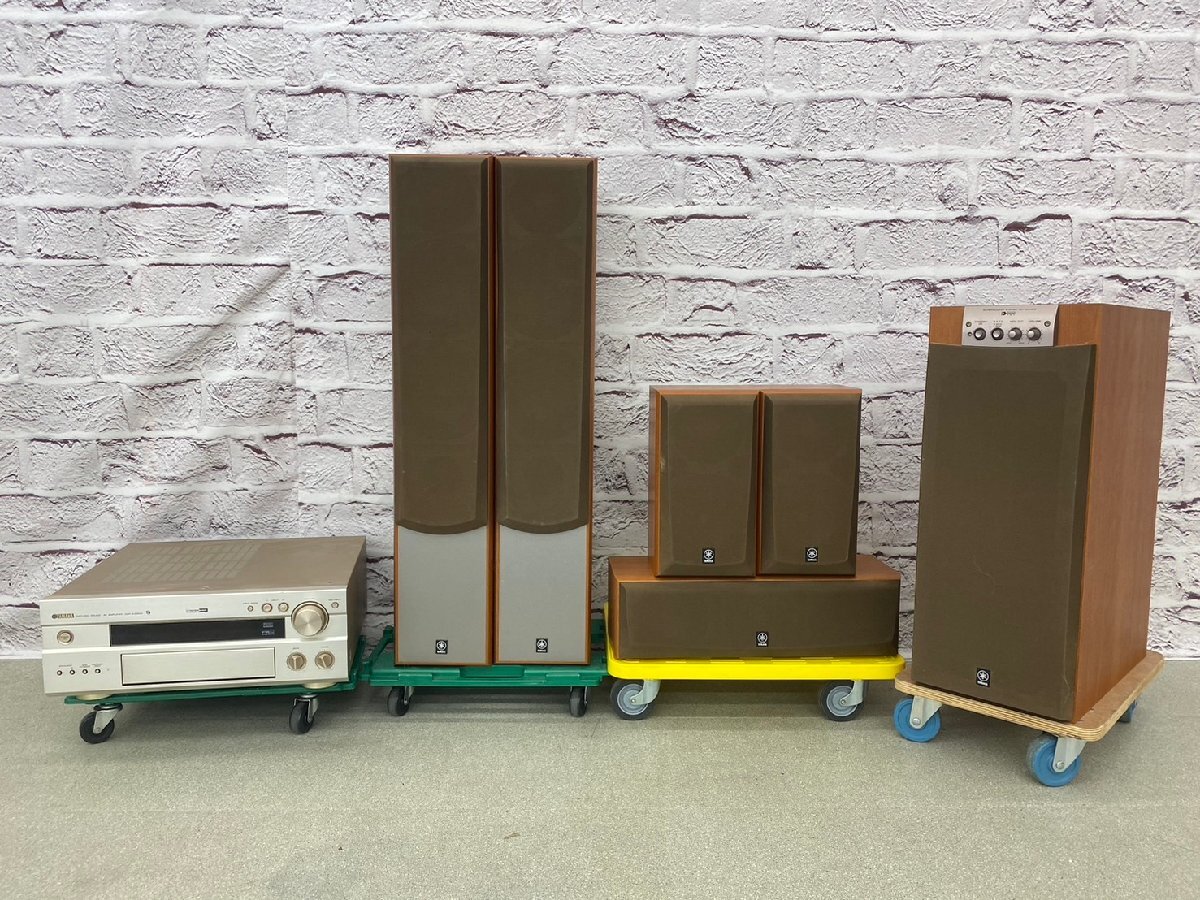 □t1046　中古★YAMAHA　ヤマハ　DSP-AX1200/YST-SW305/NS-90/150/C120　サラウンドセット【直接引き取り限定・愛知県】
