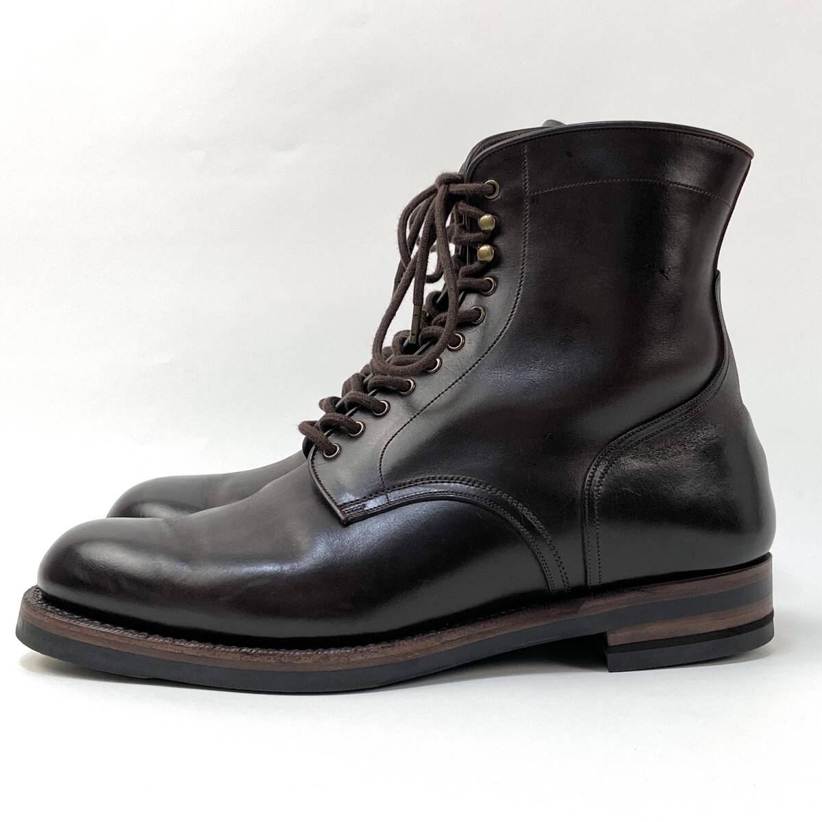 美品 CALMANTHOLOGY / カルマンソロジー MIDDLE OFFICERS BOOTS 美品 CALMANTHOLOGY / カルマンソロジー MIDDLE OFFICERS BOOTS