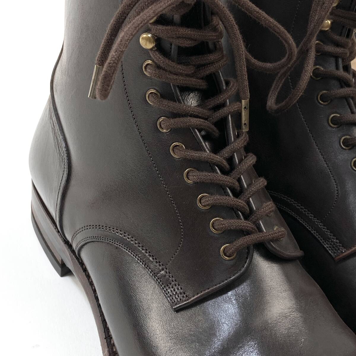 美品 CALMANTHOLOGY / カルマンソロジー MIDDLE OFFICERS BOOTS 美品 CALMANTHOLOGY / カルマンソロジー MIDDLE OFFICERS BOOTS
