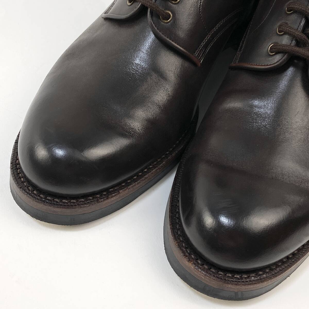 美品 CALMANTHOLOGY / カルマンソロジー MIDDLE OFFICERS BOOTS 美品 CALMANTHOLOGY / カルマンソロジー MIDDLE OFFICERS BOOTS