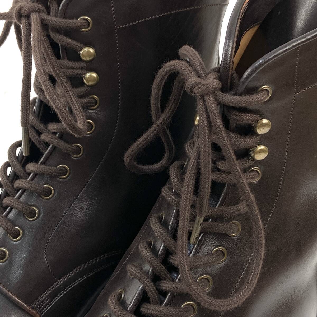美品 CALMANTHOLOGY / カルマンソロジー MIDDLE OFFICERS BOOTS 美品 CALMANTHOLOGY / カルマンソロジー MIDDLE OFFICERS BOOTS