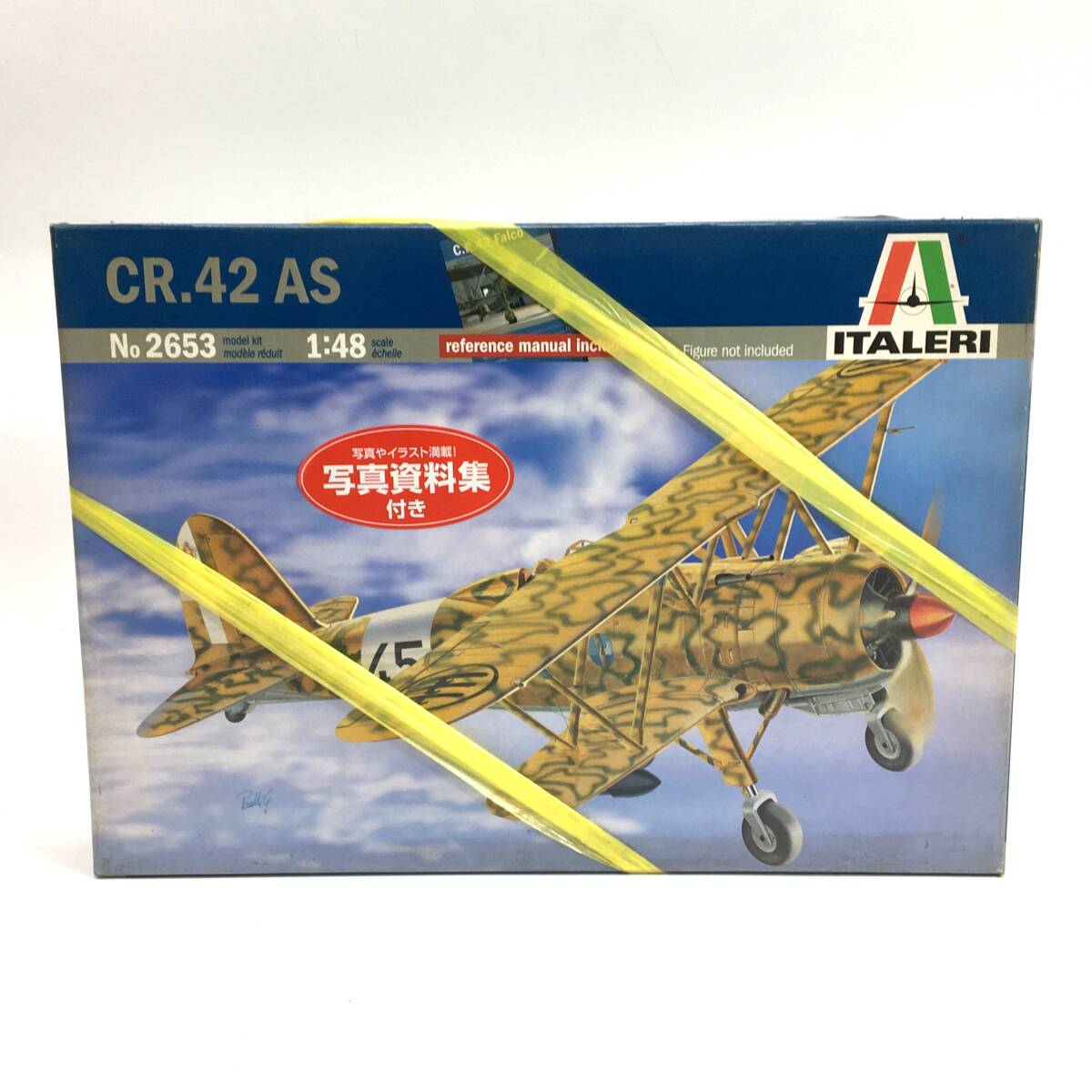 未組立 ITALERI/イタレリ プラモデル 1/48 CR.42 AS №2653 ミリタリー 航空機 軍用機 写真資料付き 24j菊MZ