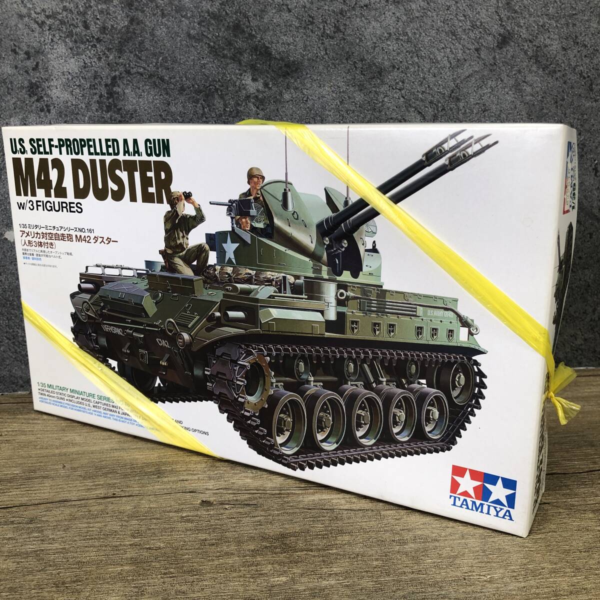 未開封 TAMIYA タミヤ 1/35 アメリカ対空自走砲 M42 ダスター 人形3体付き プラモデル 未組立 24j菊MZ