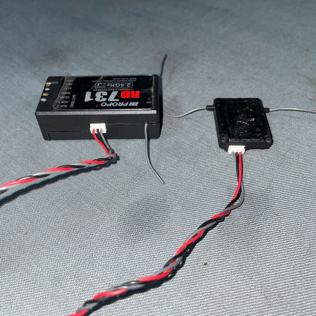 DSMJ 7ch 受信機 RD731 JR JR PROPO RD731 DSMJ 7ch 受信機 エクストラアンテナEA131付き