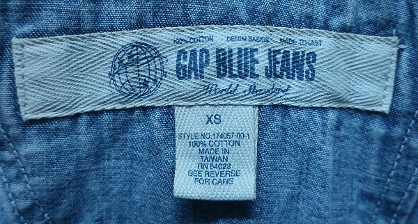 3-7624/GAP デニムオーバーオール ギャップ 　