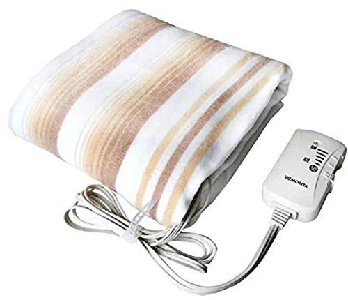 MORITA... electric . blanket 140×80cm. temperature sensor attaching mites .. head cold pair . wiring . underfoot warm TMB-S14KS Brown 