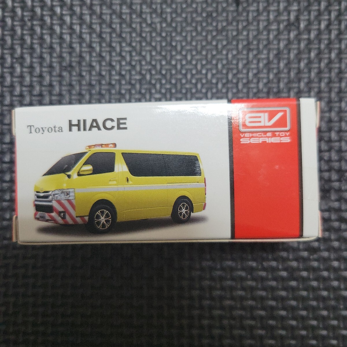BV トヨタ ハイエース 道路パトロールカー（Break Vehicle Toyota Hiace）プルバックミニカー